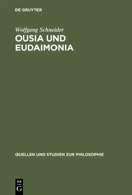 Cover of Ousia und Eudaimonia