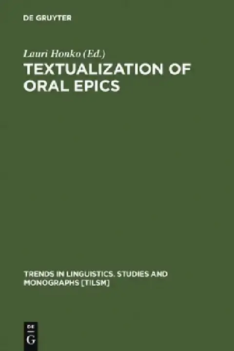Cover of Textualization of Oral Epics