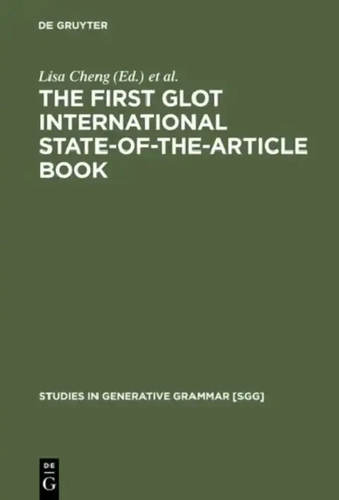 Cover of The First Glot International State-of-the-Article Book