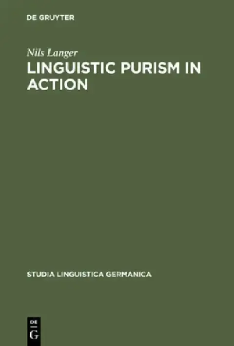 Cover of Linguistic Purism in Action