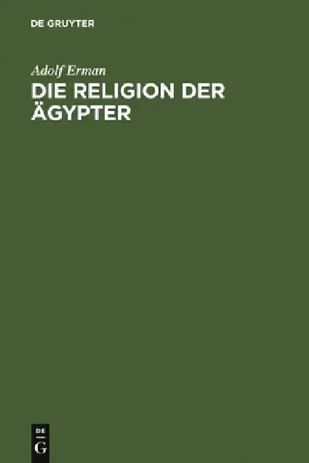 Cover of Die Religion der Ägypter