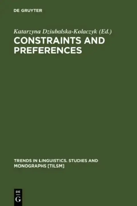 Cover of Constraints and Preferences