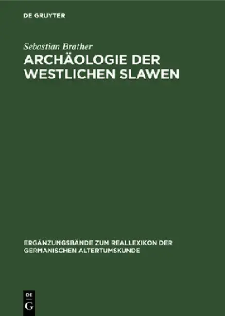 Cover of Archäologie Der Westlichen Slawen