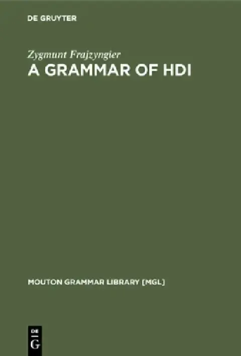 Cover of A Grammar of Hdi
