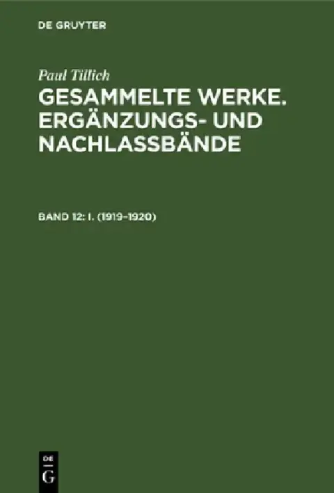 Cover of I. (1919-1920)