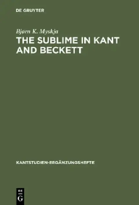 Cover of The Sublime in Kant and Beckett