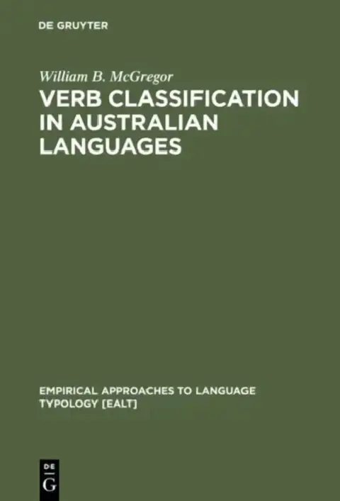 Cover of Verb Classification in Australian Languages