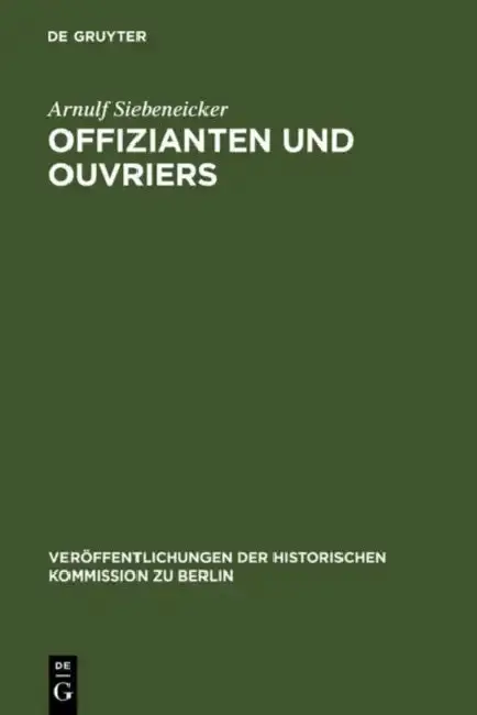 Cover of Offizianten und Ouvriers
