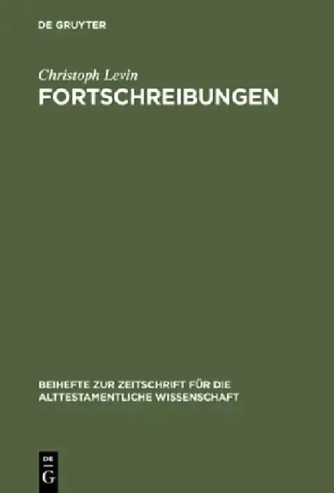 Cover of Fortschreibungen