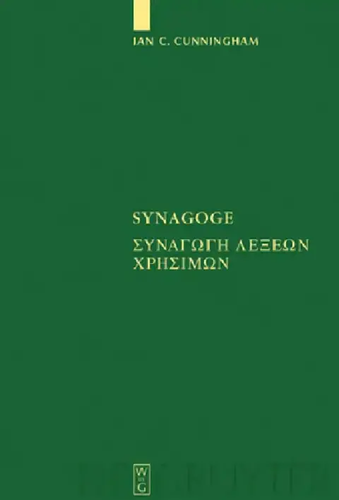 Cover of Synagoge
