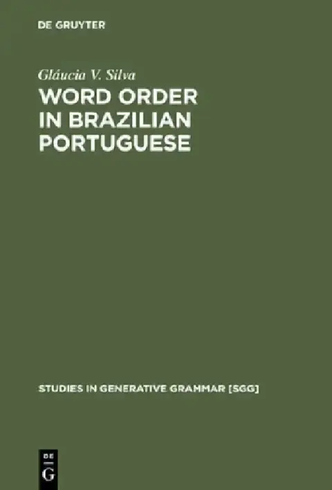 Cover of Word Order in Brazilian Portuguese