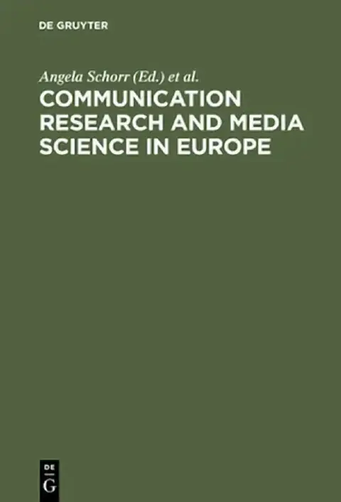 Cover of Communication Research and Media Science in Europe