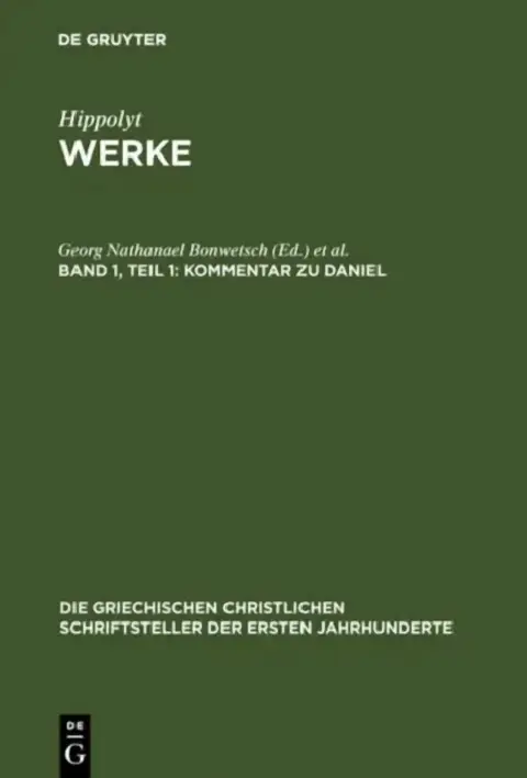Cover of Kommentar Zu Daniel