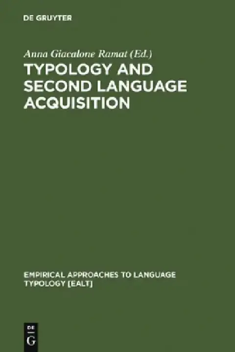 Cover of Typology and Second Language Acquisition