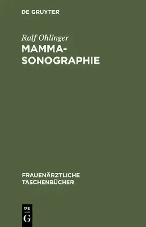 Cover of Mammasonographie