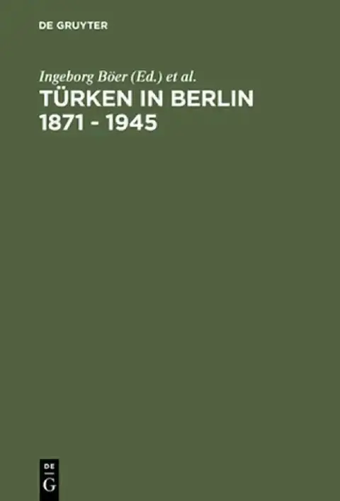 Cover of Turken in Berlin 1871 - 1945