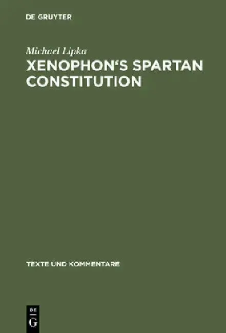 Cover of Xenophon's Spartan Constitution