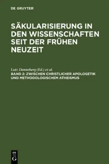 Cover of Zwischen christlicher Apologetik und methodologischem Atheismus