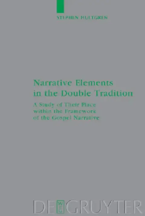 Cover of Narrative Elements in the Double Tradition