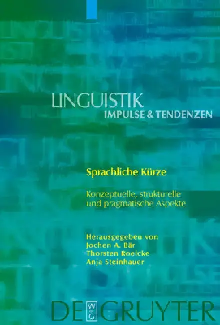 Cover of Sprachliche Kürze