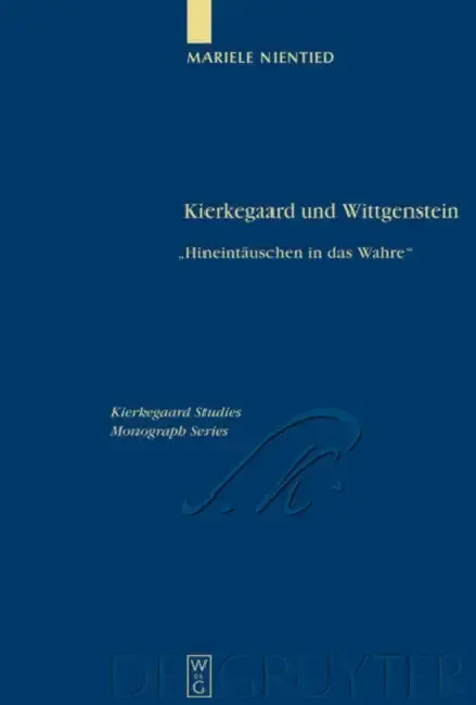 Cover of Kierkegaard Und Wittgenstein