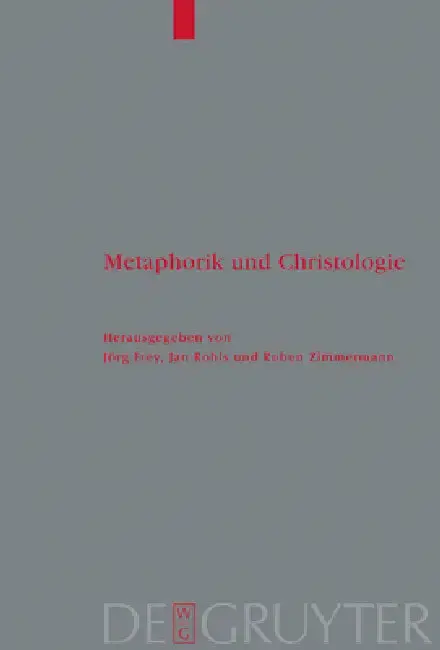 Cover of Metaphorik und Christologie