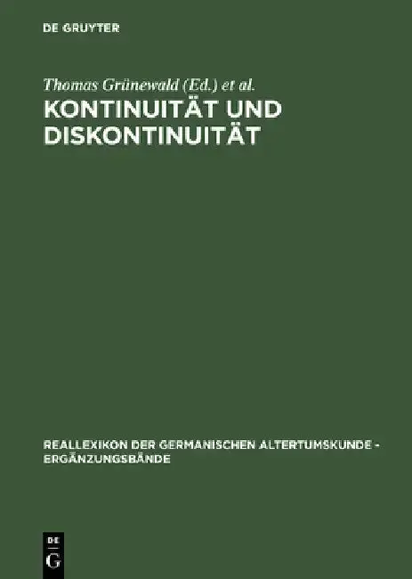 Cover of Kontinuität und Diskontinuität