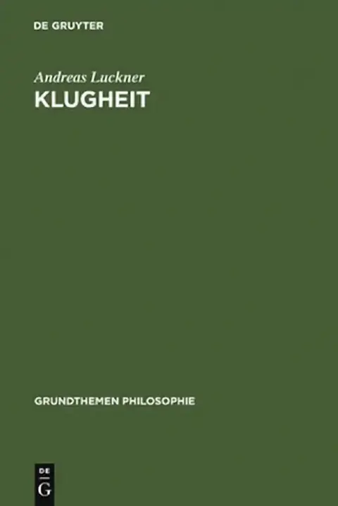 Cover of Klugheit
