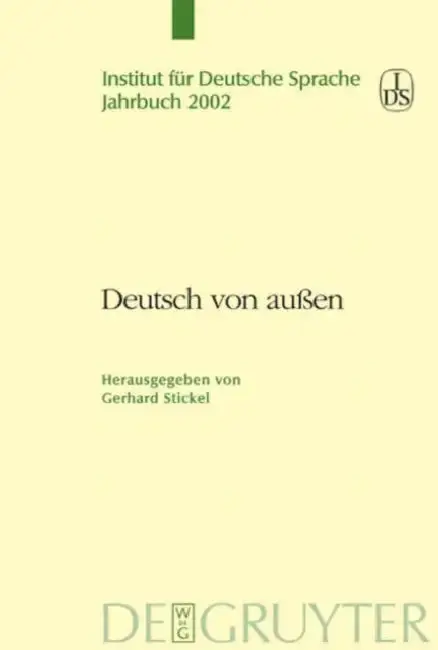 Cover of Deutsch Von Außen