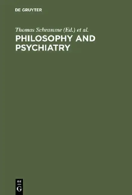 Cover of Philosophy and Psychiatry