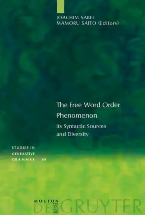 Cover of The Free Word Order Phenomenon