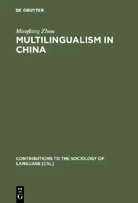 Cover of Multilingualism in China