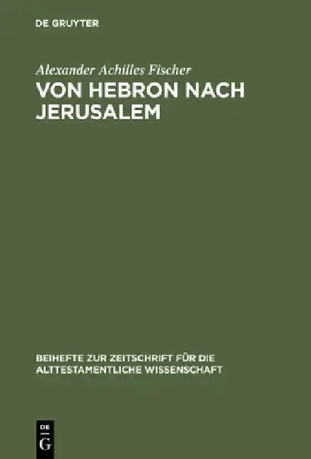 Cover of Von Hebron nach Jerusalem