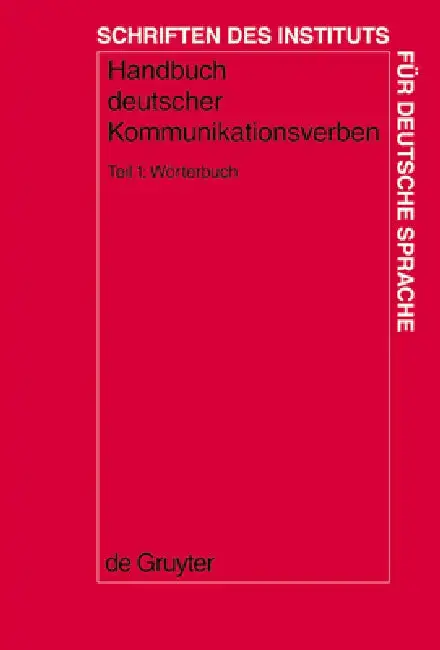 Cover of Wörterbuch