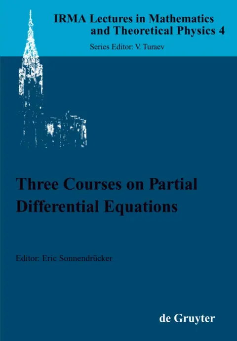 Cover of Three Courses on Partial Differential Equations