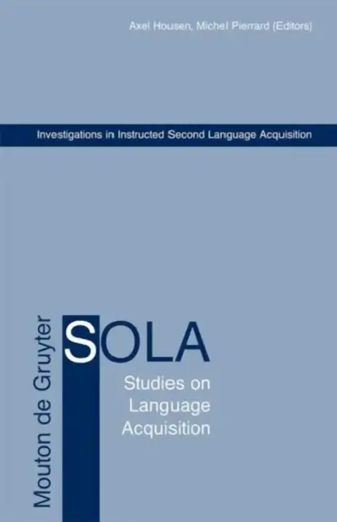 Cover of Investigations in Instructed Second Language Acquisition
