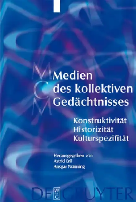Cover of Medien des kollektiven Gedächtnisses