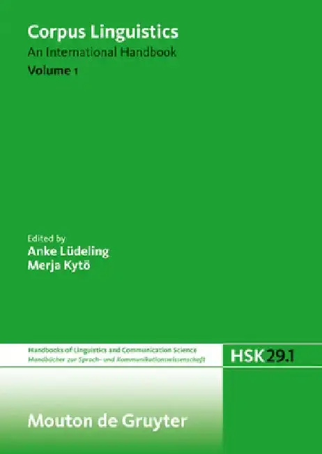 Cover of Corpus Linguistics. Volume 1