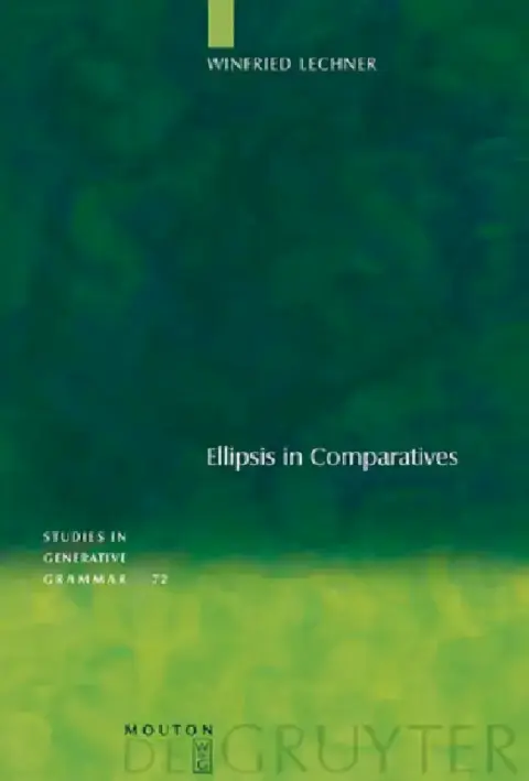 Cover of Ellipsis in Comparatives