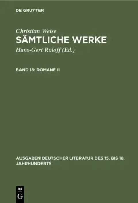 Cover of Romane II