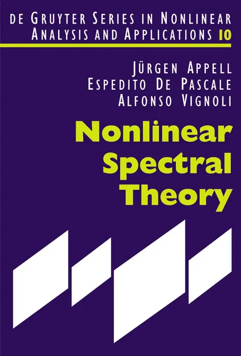Cover of Nonlinear Spectral Theory
