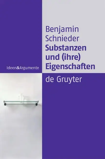Cover of Substanzen Und (Ihre) Eigenschaften