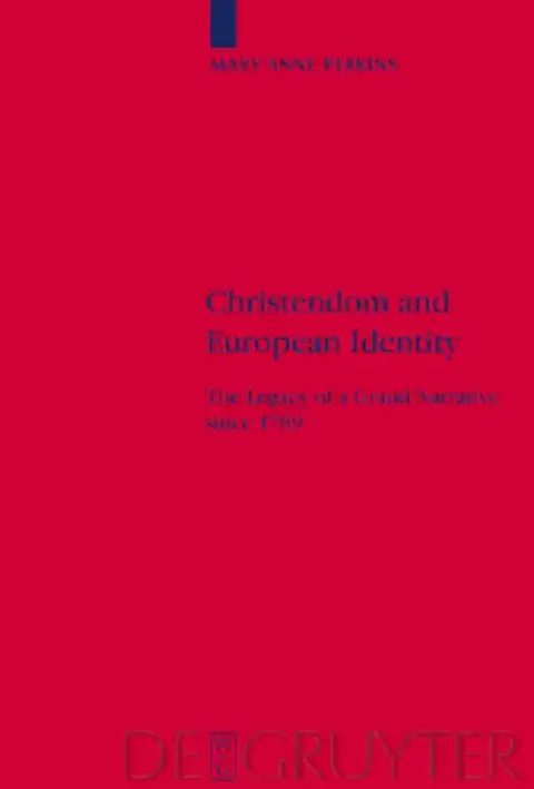 Cover of Christendom and European Identity