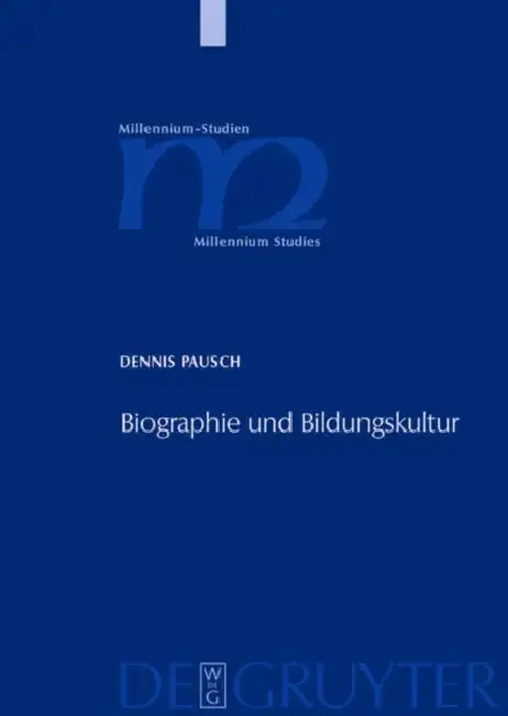 Cover of Biographie und Bildungskultur