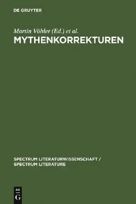 Cover of Mythenkorrekturen