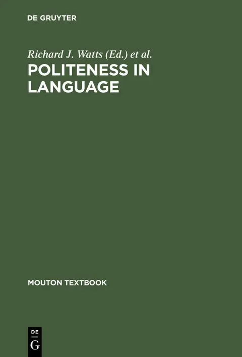Cover of Politeness in Language
