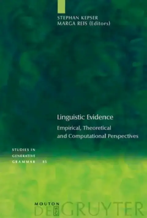 Cover of Linguistic Evidence