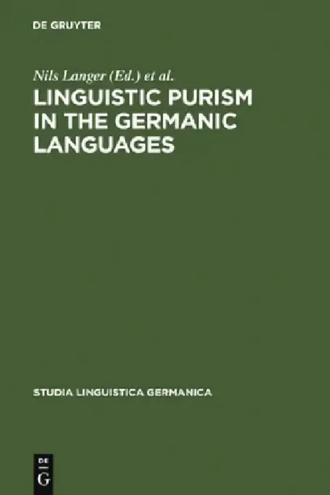 Cover of Linguistic Purism in the Germanic Languages