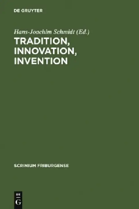 Cover of Tradition, Innovation, Invention