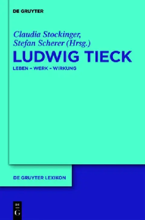 Cover of Ludwig Tieck